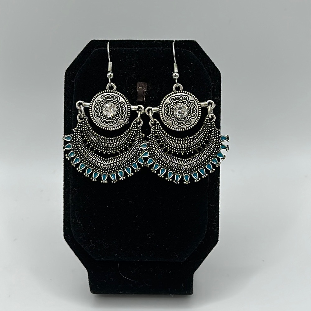 Handcrafted Earrings Baroque Style